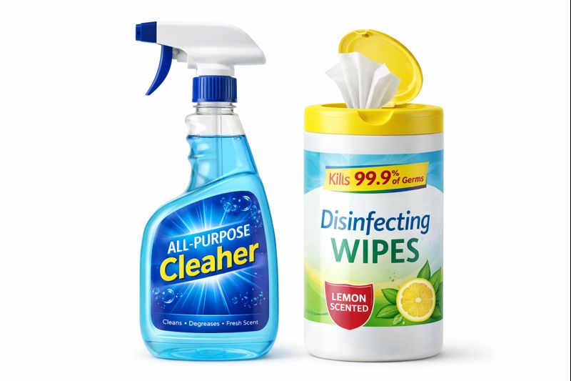 Etiquetas para químicos y limpieza